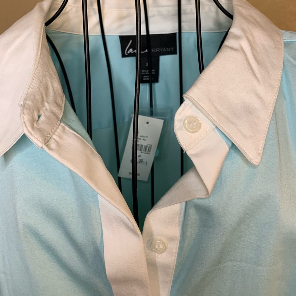 Lane Bryant button down long sleeve shirt